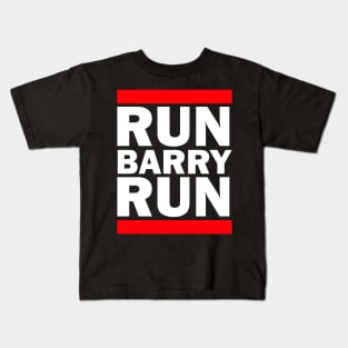 Run Barry Run (Flash Parody) Kids T-Shirt